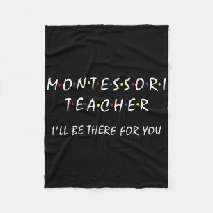 Montessori-Lehrer Ich werde für dich da sein Lusti Fleecedecke