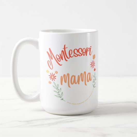Montessori mama kaffeetasse (Links)