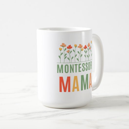 Montessori Mom  Kaffeetasse (VorderseiteRechts)