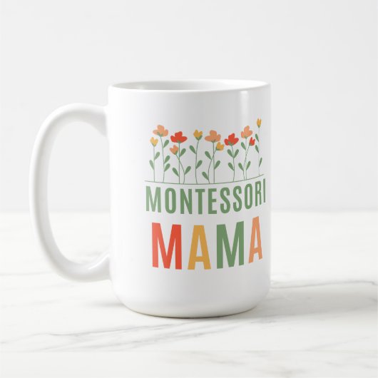 Montessori Mom  Kaffeetasse (Links)