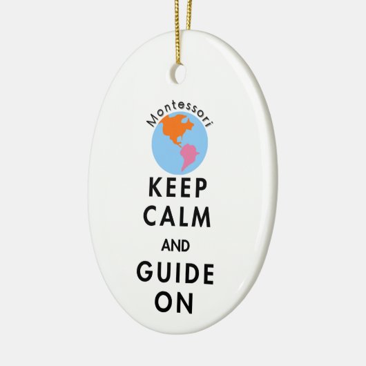 Montessori-Ornament-Leitfaden Keramik Ornament (Links)