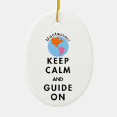 Montessori-Ornament-Leitfaden Keramik Ornament (Vorne)