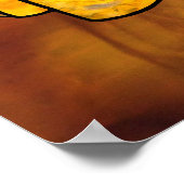 Montessori Sensorial: Gelbe, knobellose Zylinder Poster (Ecke)