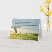 montessori Strand-Szenenzitat Karte (Gelbe Blume)