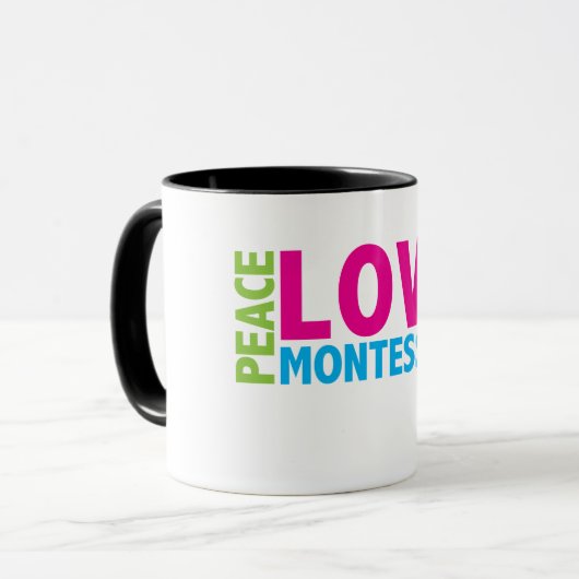 Montessori Tasse (Vorderseite Links)