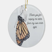 Montessori Weihnachtsdekoration Keramik Ornament (Links)