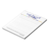 Montessori zu erledigen notizblock (Rotiert)