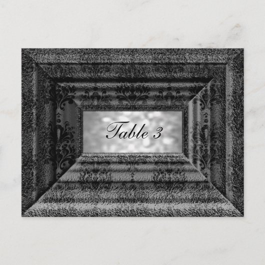 Monteuxe Shade Tischnummer Card (Vorderseite)