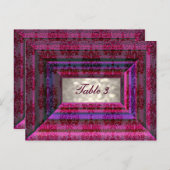 Monteuxe Tischnummer Card (Vorne/Hinten)