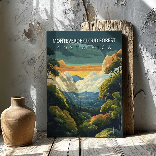 Monteverde Cloud Forest Costa Rica Canvas Print Leinwanddruck