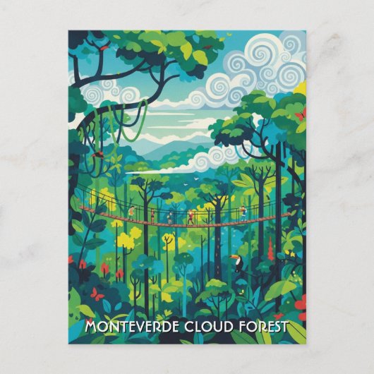 Monteverde Cloud Forest Costa Rica Postkarte (Vorderseite)
