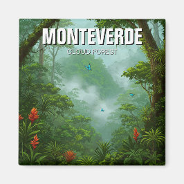 Monteverde Cloud Forest Costa Rica Travel Magnet