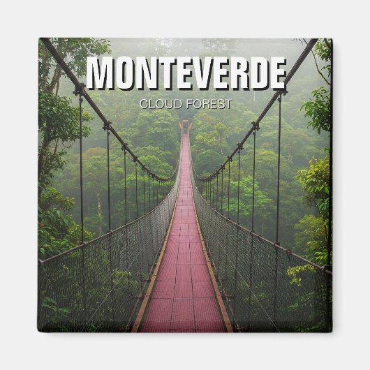 Monteverde Cloud Forest Costa Rica Travel Magnet (Vorne)