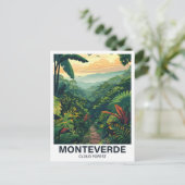 Monteverde Cloud Forest Costa Rica Travel Postkarte (Stehend Vorderseite)