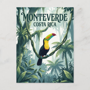 Monteverde-Nebelwald Costa Rica Postkarte
