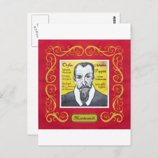 Monteverdi Postkarte (Vorne/Hinten)