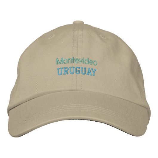 MONTEVIDEO BESTICKTE BASEBALLKAPPE (Vorderseite)