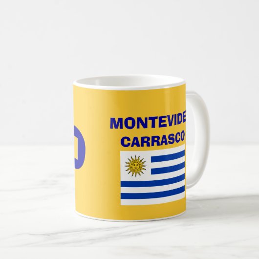 Montevideo* Carrasco internationaler Kaffeetasse (VorderseiteRechts)