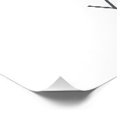 Montevideo City Uruguay Palacio Salvo Souvenir Poster (Ecke)