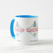 Montevideo City Uruguay Palacio Salvo Souvenir Tasse (Vorderseite Links)