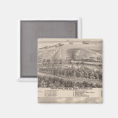 Montevideo, Granitfälle, Minnesota Magnet (Vorderseite/Rückseite)