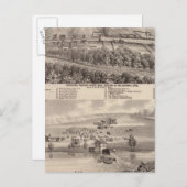 Montevideo, Granitfälle, Minnesota Postkarte (Vorne/Hinten)