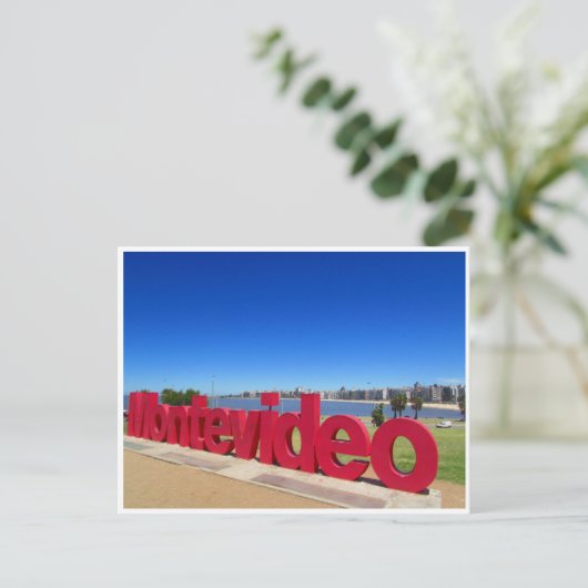 montevideo hell postkarte (Stehend Vorderseite)
