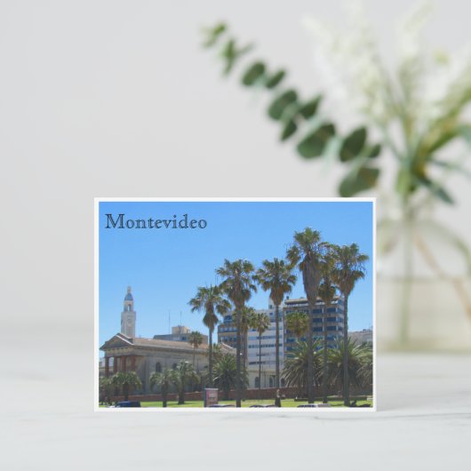 Montevideo Kathedrale Postkarte (Stehend Vorderseite)