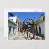 Montevideo-Kunst Postkarte (Vorne/Hinten)