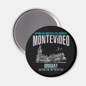 Montevideo Magnet (Vorderseite/Rückseite)