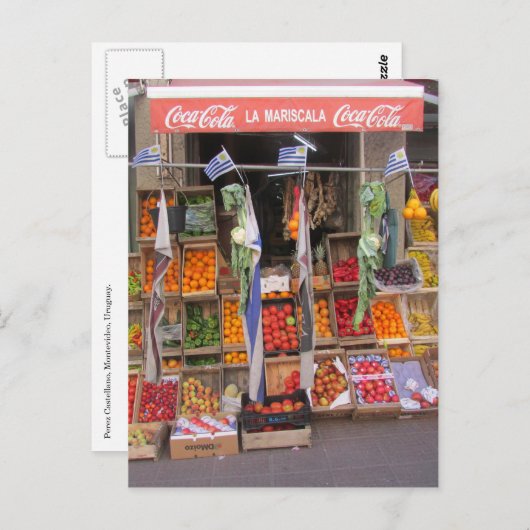 Montevideo mariscala postkarte (Vorne/Hinten)