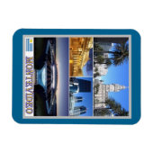 Montevideo Mosaic - Uruguay - Magnet (Horizontal)