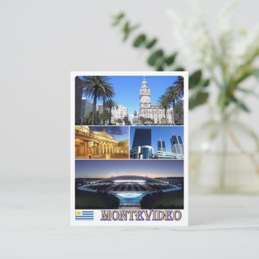 Montevideo Mosaic - Uruguay - Postkarte (Stehend Vorderseite)