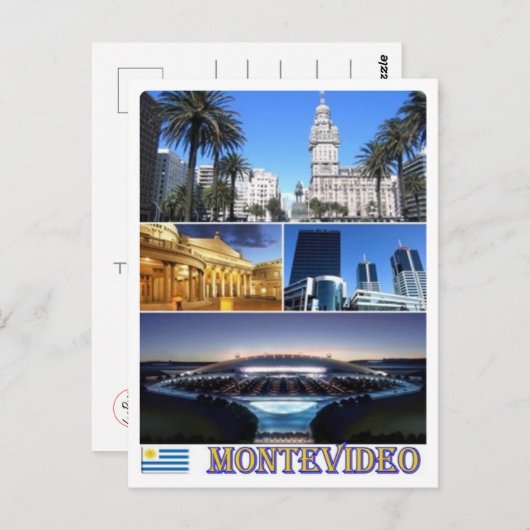Montevideo Mosaic - Uruguay - Postkarte (Vorne/Hinten)