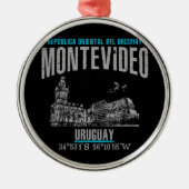 Montevideo Ornament Aus Metall (Vorne)