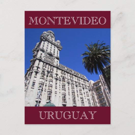 Montevideo palacio salvo postkarte (Vorderseite)