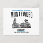 Montevideo Postkarte (Vorderseite)
