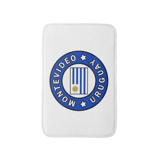 Montevideo Uruguay Badematte (Vorderseite Vertikal)