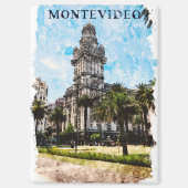 Montevideo Uruguay City View Magnet (Vorderseite)