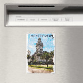 Montevideo Uruguay City View Magnet (In Situ (Geschirrspüler))