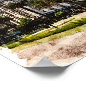 Montevideo Uruguay City View Poster (Ecke)
