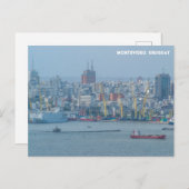 Montevideo, Uruguay City View Postkarte (Vorne/Hinten)