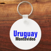 Montevideo, Uruguay Custom Collection Schlüsselanhänger (Vorderseite)