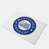 Montevideo Uruguay Fußmatte (Schrägansicht)