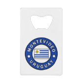 Montevideo Uruguay Geldbeutel Flaschenöffner (Vorderseite)
