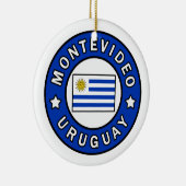 Montevideo Uruguay Keramik Ornament (Rechts)