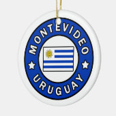 Montevideo Uruguay Keramik Ornament (Links)