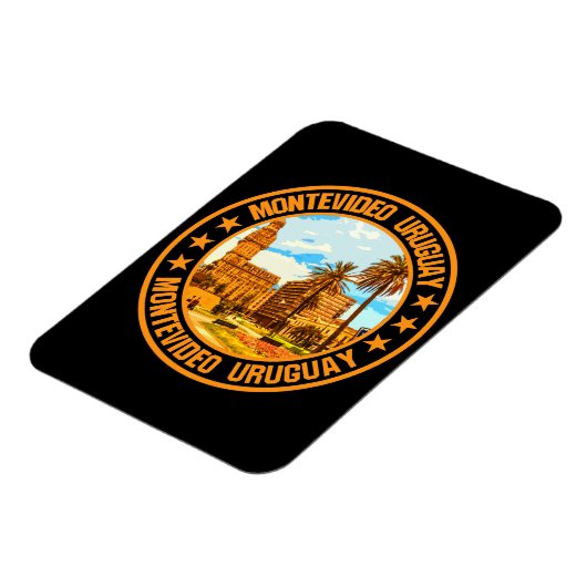 Montevideo Uruguay Magnet (Linke Seite)