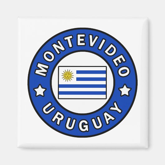 Montevideo Uruguay Magnet (Vorne)