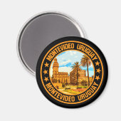 Montevideo Uruguay Magnet (Vorderseite/Rückseite)